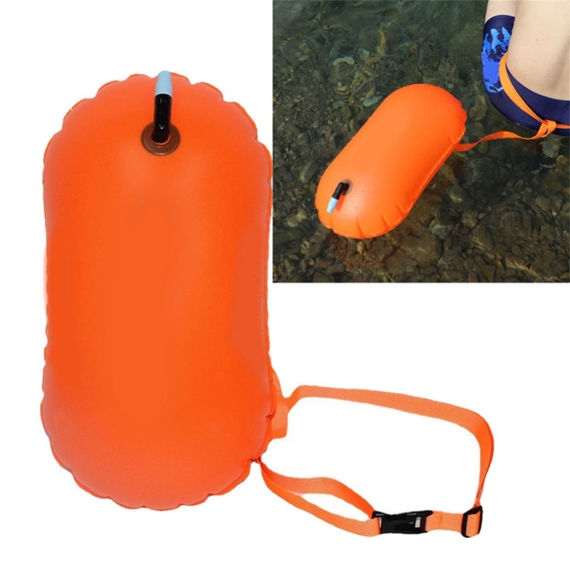 Swim Buoy Open Water - Inflatable Open Swimming Buoy Swim Safety