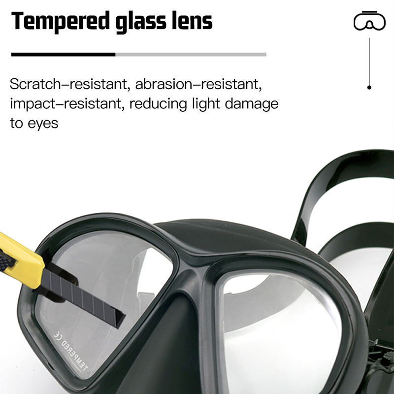Wet Low Capacity Tempered Glas - Freediving Mask Set recensione e prezzo