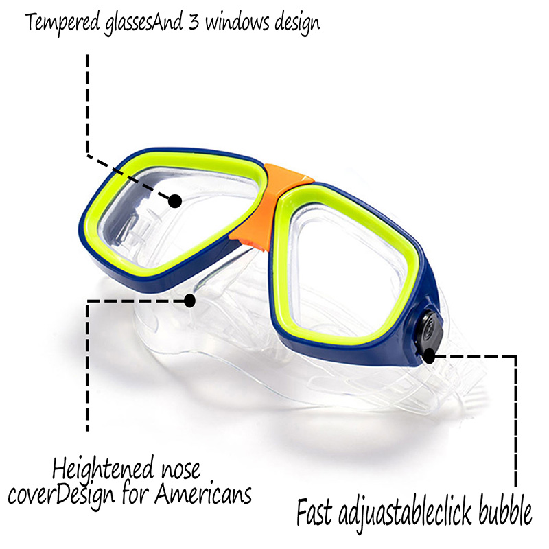 Adults Kids  Diving Goggle Mas - Freediving Mask Set recensione e prezzo