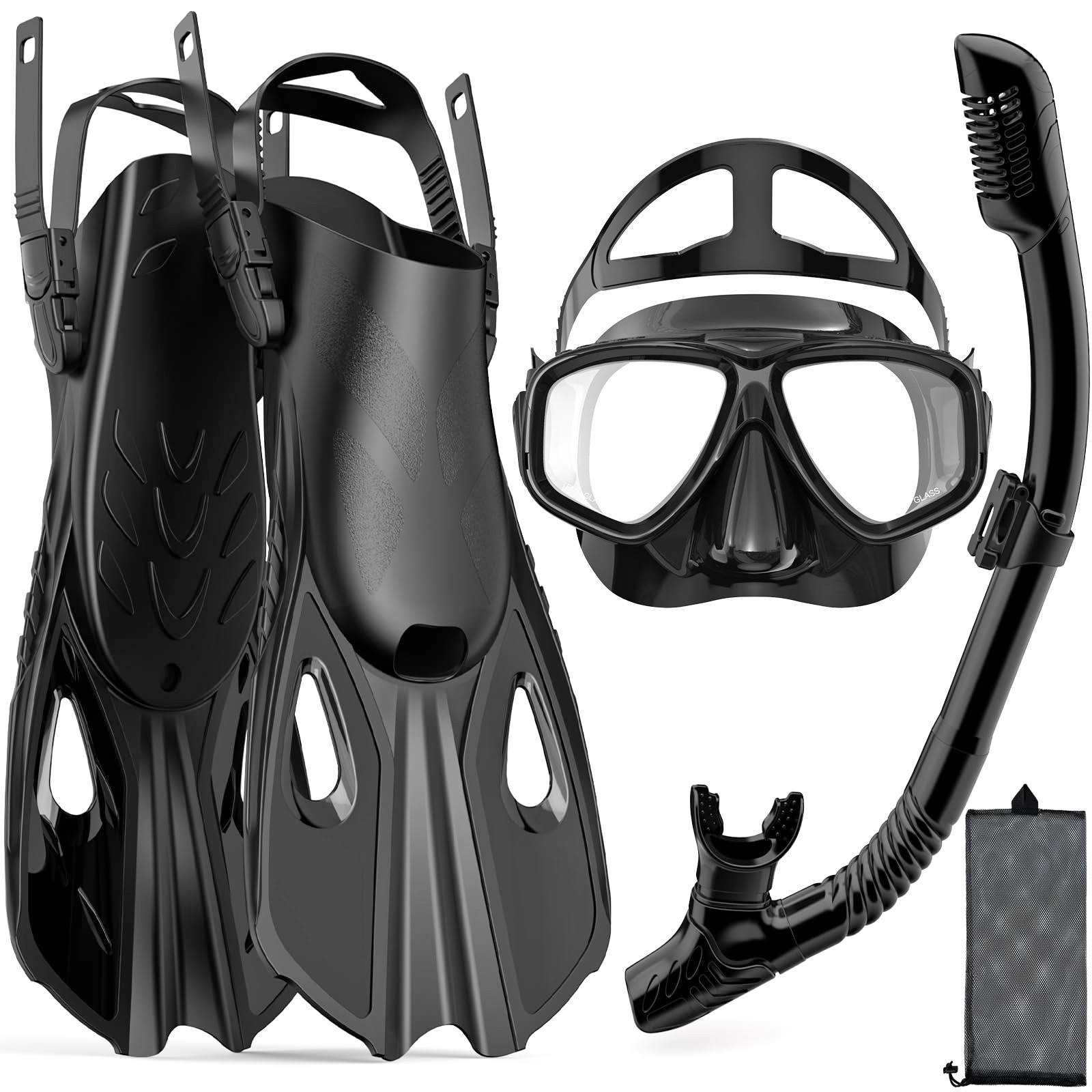Mask Fins Snorkel Set 4 in 1 P - Freediving Mask Set recensione e prezzo