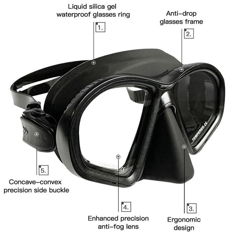 Freediving Mask Set Tempered G - Freediving Mask Set recensione e prezzo
