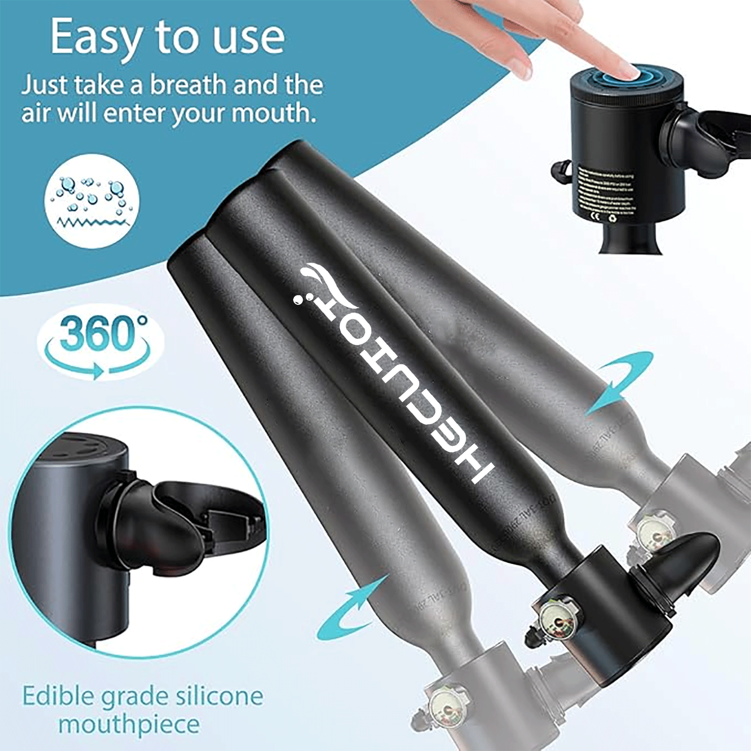 HECUIOI Mini Scuba Tank Diving - Aquatic Diving recensione e prezzo