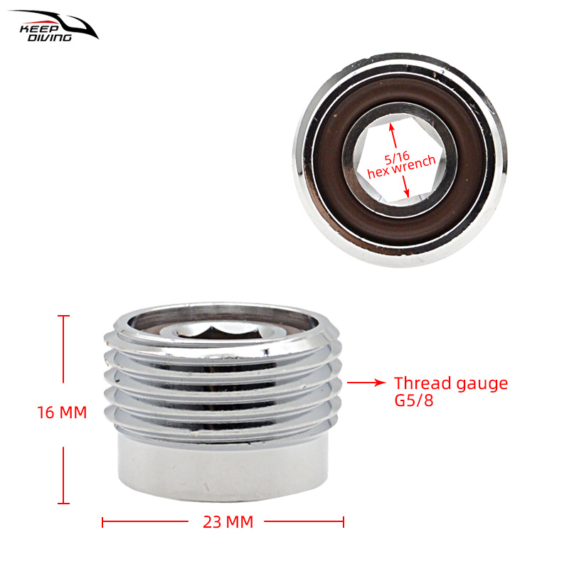1Pcs DIN to Yoke Adapter Scuba - Aquatic Diving recensione e prezzo