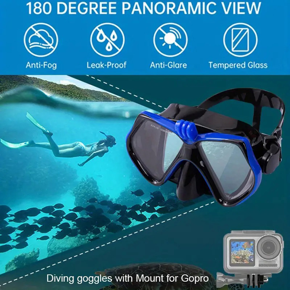 JoyMaySun Professional Underwa - Freediving Mask Set recensione e prezzo