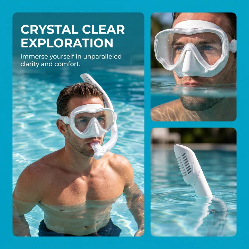2Pcs Anti-Fog Leak-Proof House - Freediving Mask Set recensione e prezzo