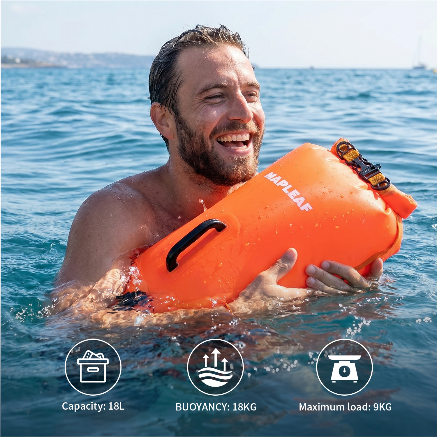 MAPLEAF Inflatable Open Swimmi - Swim Buoy Open Water recensione e prezzo