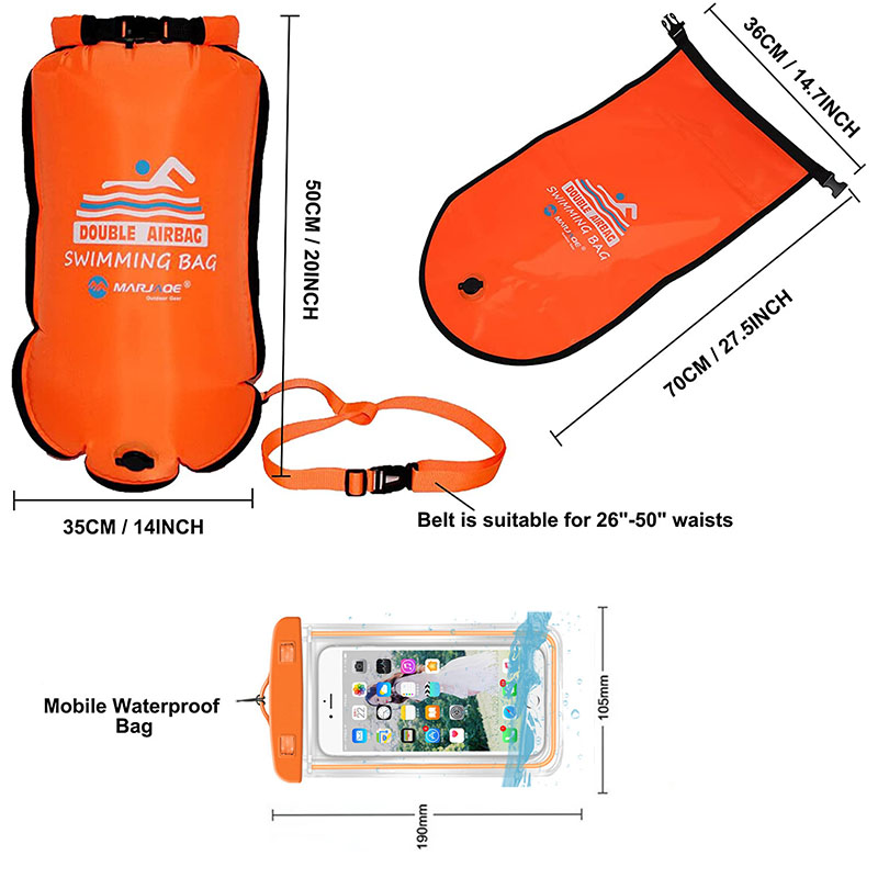 20L Waterproof Inflatable Swim - Swim Buoy Open Water recensione e prezzo