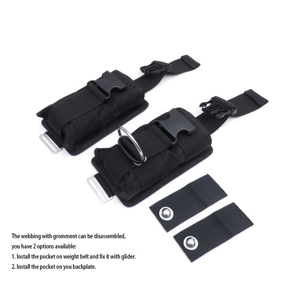 Popular New 2Pcs Spare Black 1 - Aquatic Diving recensione e prezzo